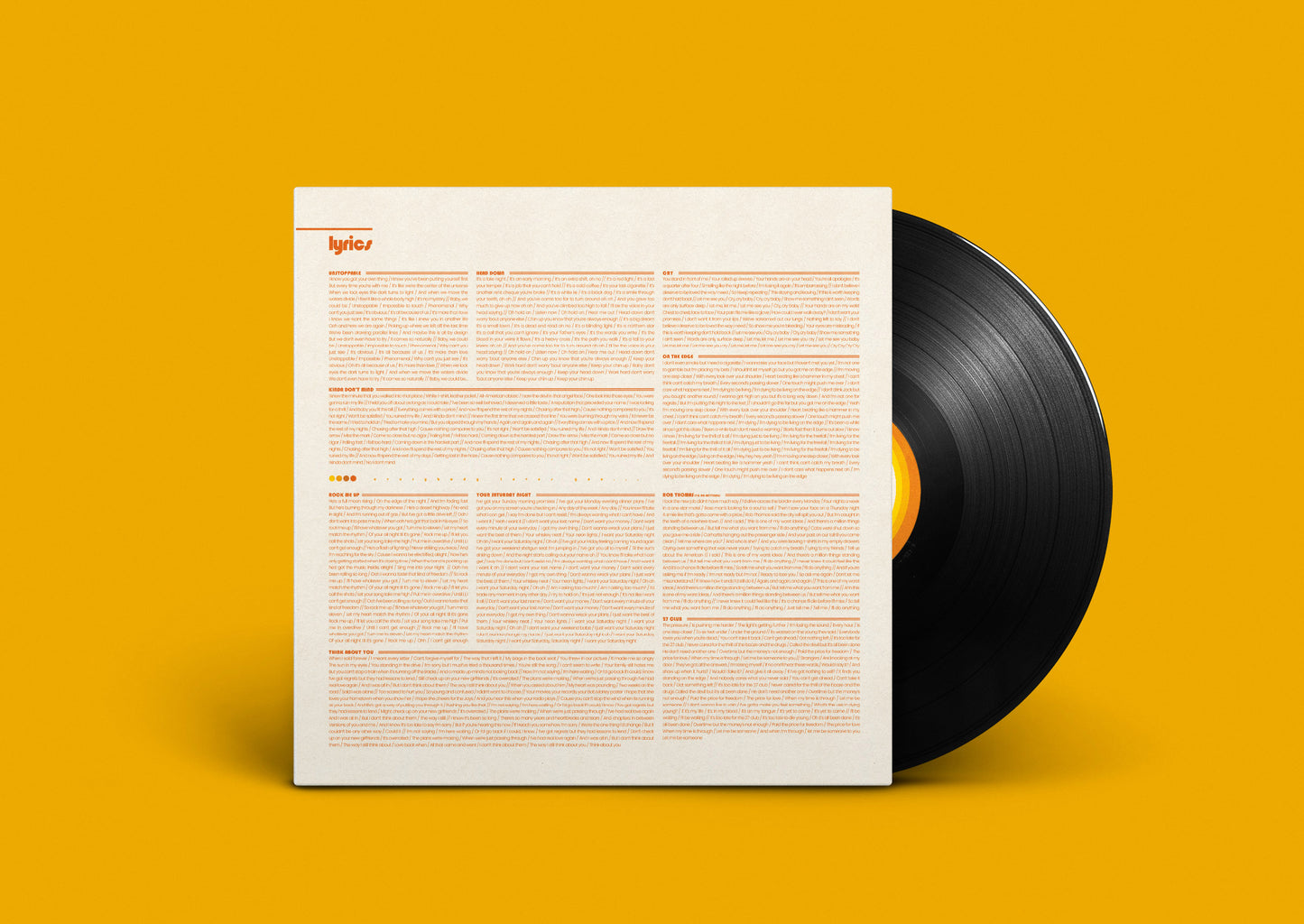 'Everybody Loves You...' Vinyl